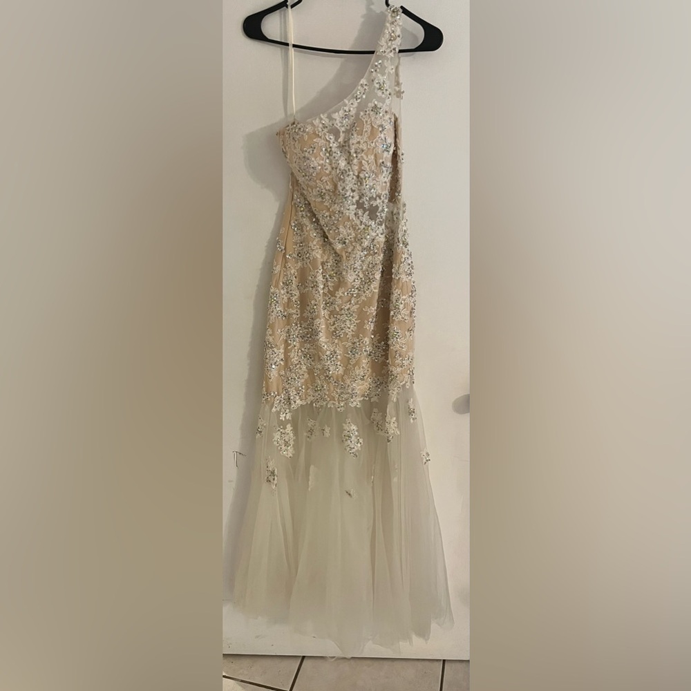 Fabulous white laced gown